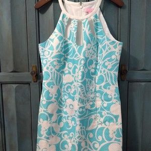 Lilly Pulitzer Pearl Cut out Halter NWOT Size 10